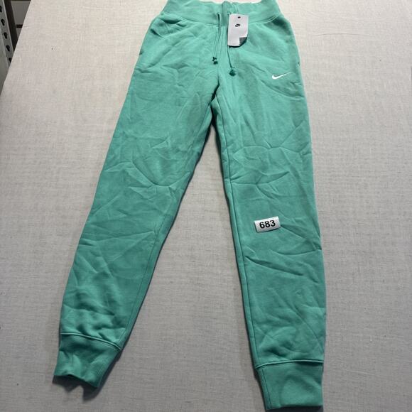 Nike Sportswear High-Waisted JoggersWomen Sz XS Green Brand New